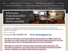 Tablet Screenshot of erikgustavandsons.com